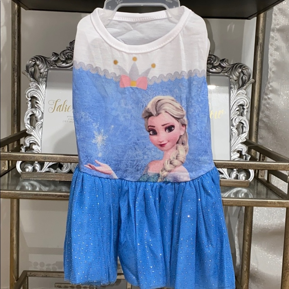 New Disney frozen Elsa dog dress clothes